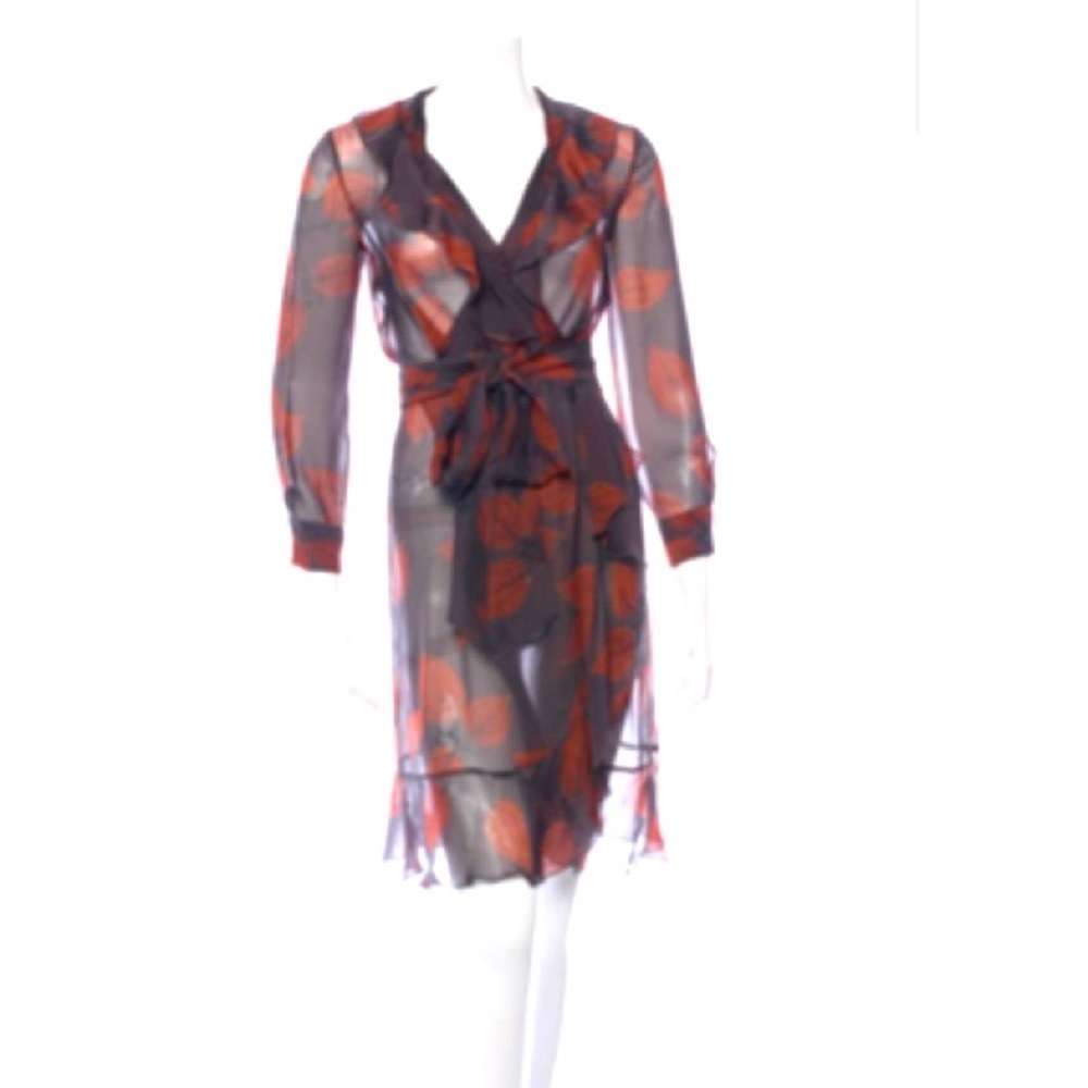 Philosophy di Alberta Ferretti printed wrap dress